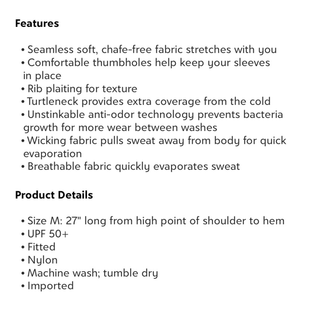 Athleta 🍁NWTs🍁Burgundy Flurry Peak Turtleneck - Picture 14 of 14
